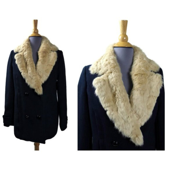 zara fur collar coat